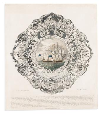 (WAR OF 1812.) Henry Meyer, engraver. Struck with the Gallantry . . . in the Attack, Boarding and Capture of . . . the Chesapeake.               